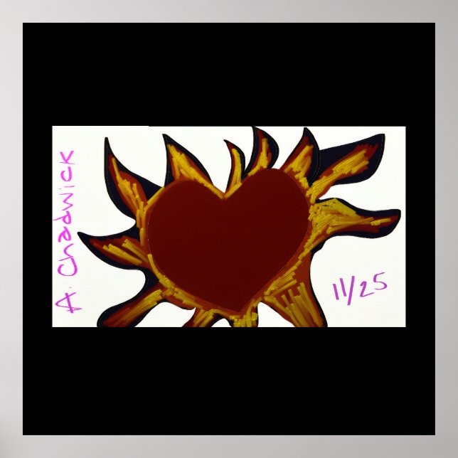 Heart on Fire Poster (Front)