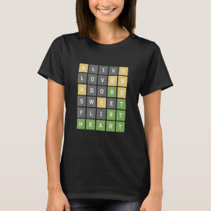Heart  Online Word Game T-Shirt