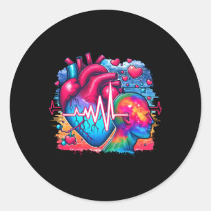 Heart Or Head Sticker 