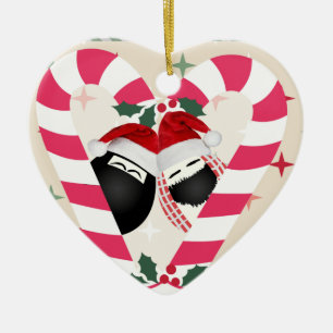 Heart Ornament Merry Christmas HABIBI