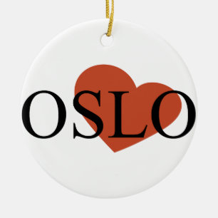 Heart Oslo Ceramic Ornament