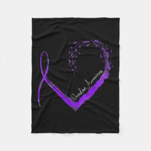Heart Overdose Awareness  Fleece Blanket