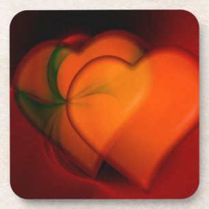 Heart Painting Coaster