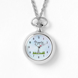 Heart Paris with Eiffel Tower Watch