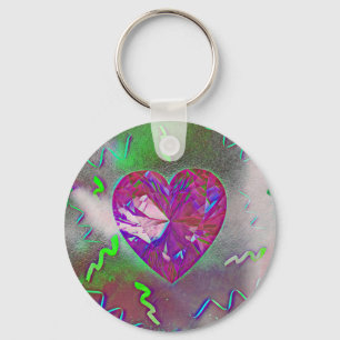 Heart Party Keychain