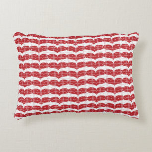 Heart pattern 2 accent pillow