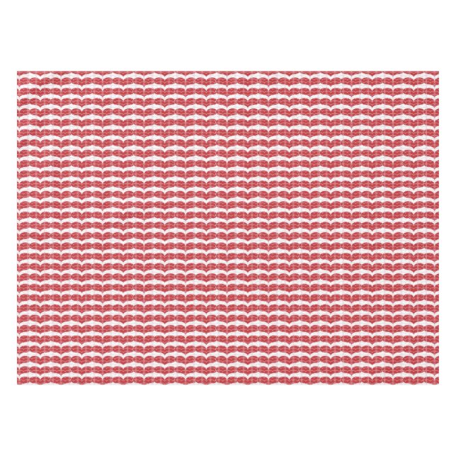 Heart pattern 2 tablecloth (Front (Horizontal))