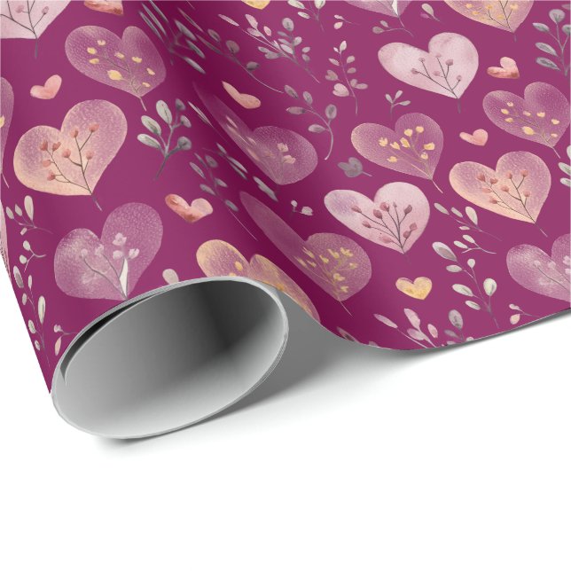 heart pattern 2 wrapping paper (Roll Corner)