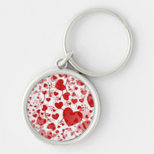 HEART pattern ART 7 Keychain