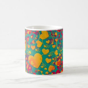 HEART pattern ART 9 Coffee Mug