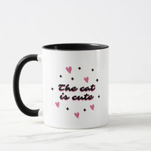 Heart Pattern Coffee Cups
