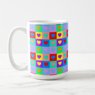 Heart Pattern Coffee Mug