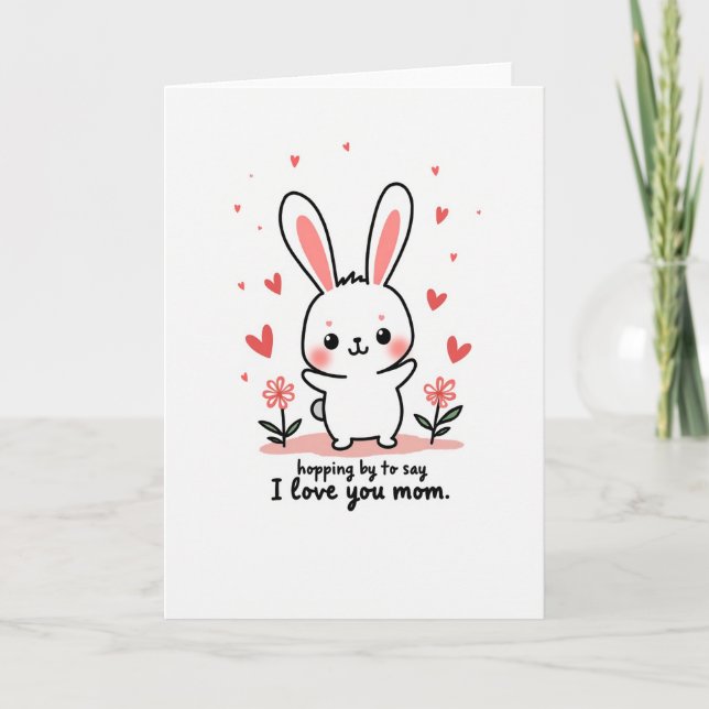 Heart Pattern Friend Card (Front)