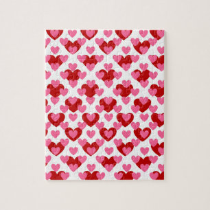 Heart Pattern Jigsaw Puzzle