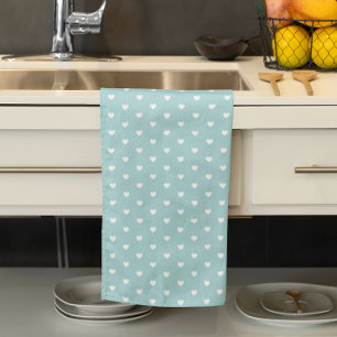 Heart Pattern Kitchen Towel