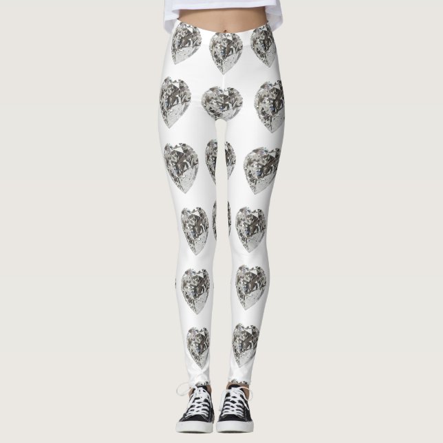 Heart Pattern Leggings (Front)
