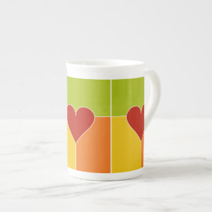 Heart Pattern mugs