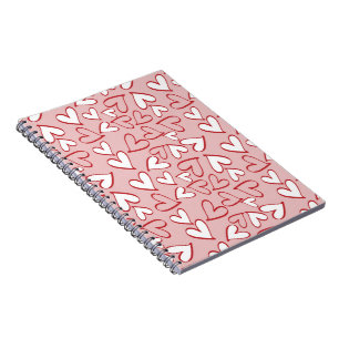 Heart Pattern Notebook