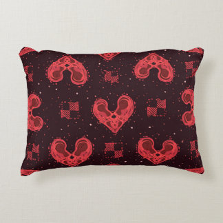 heart pattern pillow