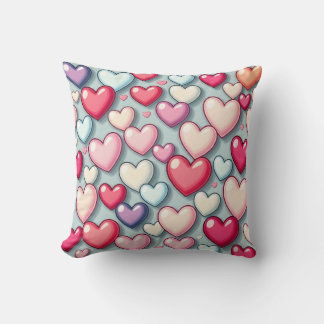 heart pattern pillow cushion