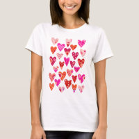 Heart Pattern Red Pink