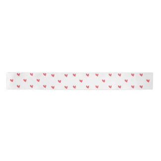 Heart Pattern Satin Ribbon