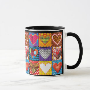Heart pattern trendy coffee Mug