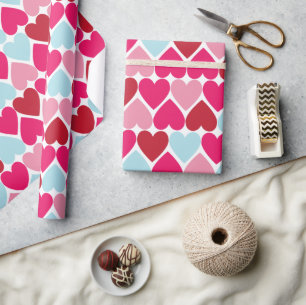 Heart Pattern Wrapping Paper