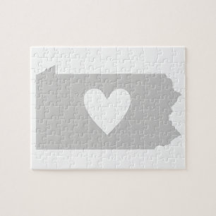 Heart Pennsylvania Jigsaw Puzzle