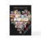Heart Photo Collage Script Name Birthday Card