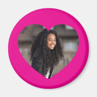 Heart Photo Hot Pink