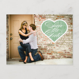 Heart     Photo Save the Date Postcard