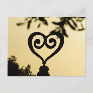heart postcard