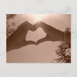 heart postcard