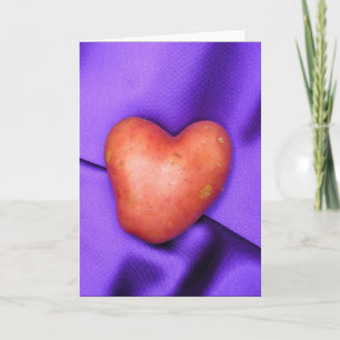 HEART POTATO card