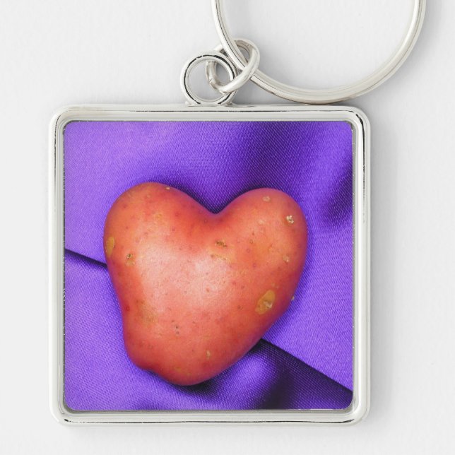 HEART POTATO Keychain (Front)