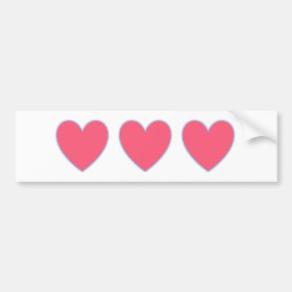 Heart power! bumper sticker