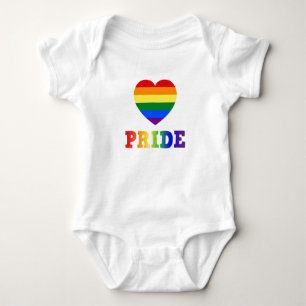 Heart Pride Baby Bodysuit