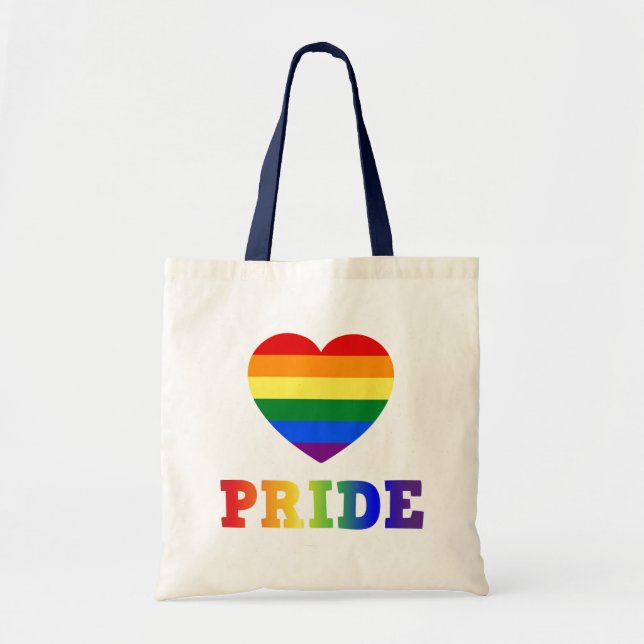 Heart Pride Tote Bag (Front)