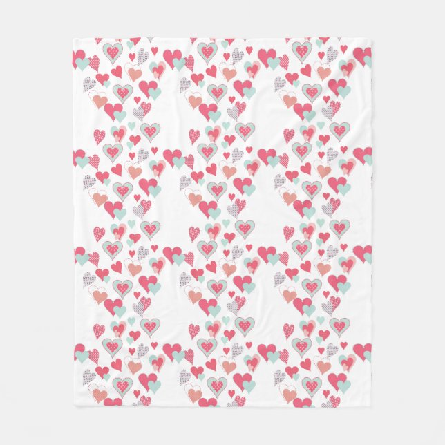 Heart Print Blanket (Front)