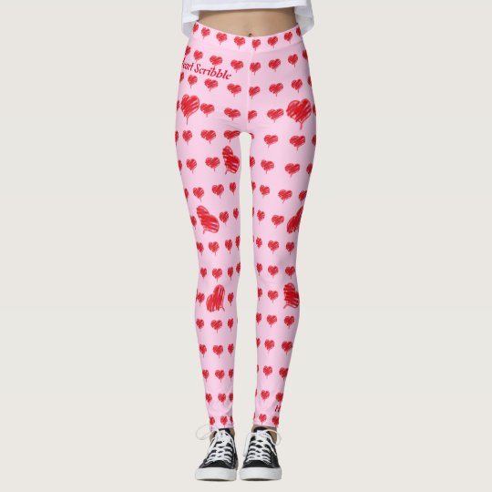 heart print Leggings