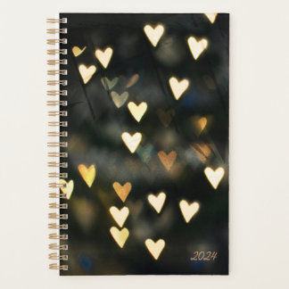 Heart Print Planner 2024 and Calendar