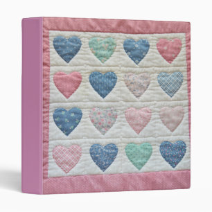 Heart quilt binder