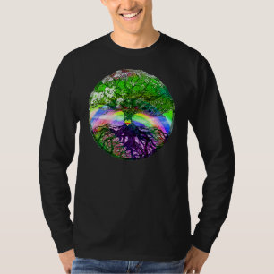 Heart, Rainbow and Tree of Life Tshirt