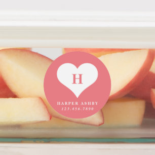 Heart Rainbow Waterproof Name