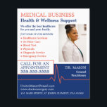 Heart Rate, General Practitioner, Nurse, Medical Flyer<br><div class="desc">Heart Rate,  General Practitioner,  Nurse,  Medical Advertising Flyers By The Business Card Store.</div>