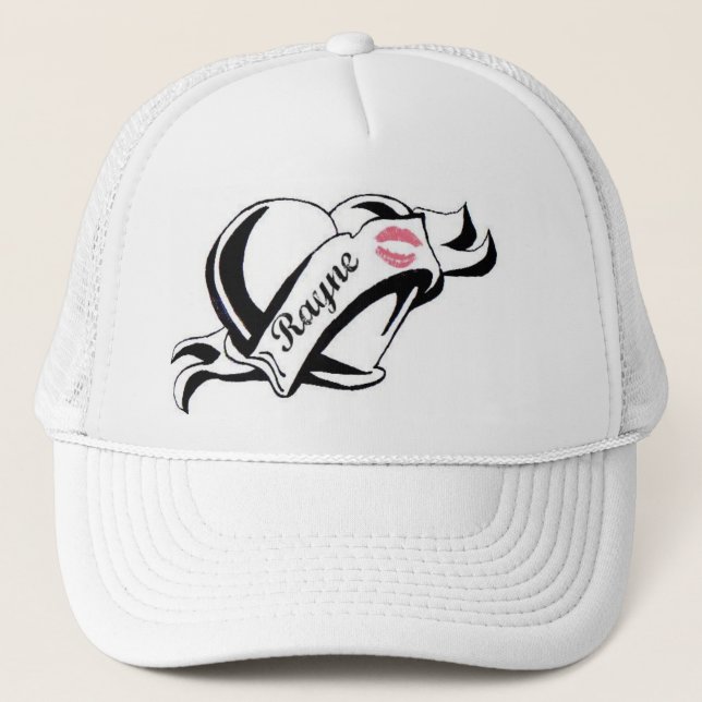 heart rayne trucker hat (Front)