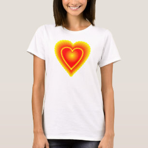 Heart Red and Yellow T-Shirt