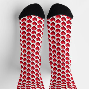 heart red love family couple marriage relationship socks