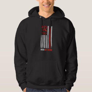 Heart Ribbon Week Awareness Flag Kind Hug October  Hoodie
